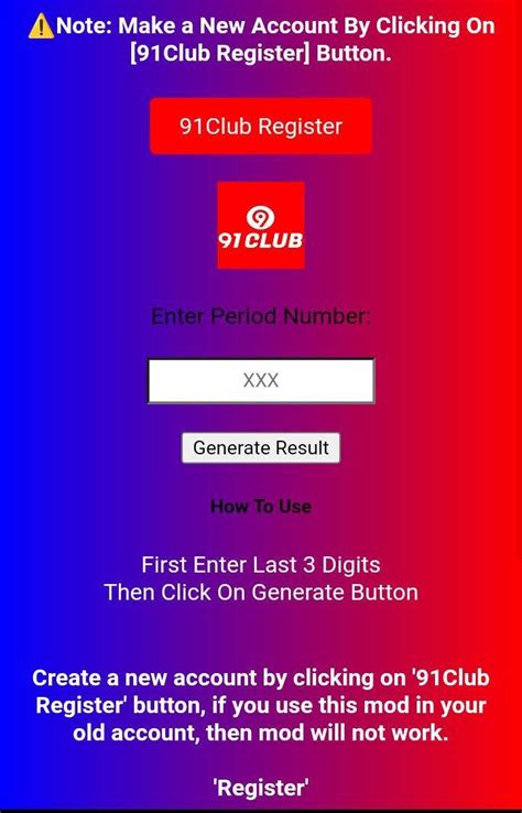 91 Club MOD Apk Download (Color Prediction Hack) 2024.